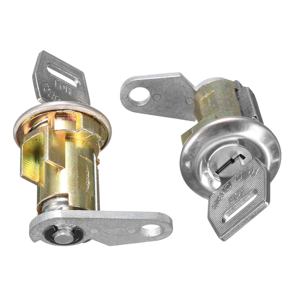 Cilindro de cerradura de puerta de repuesto de Metal, 2 piezas, 2 llaves, para camión Mercury, portátil, duradero, fácil de instalar
