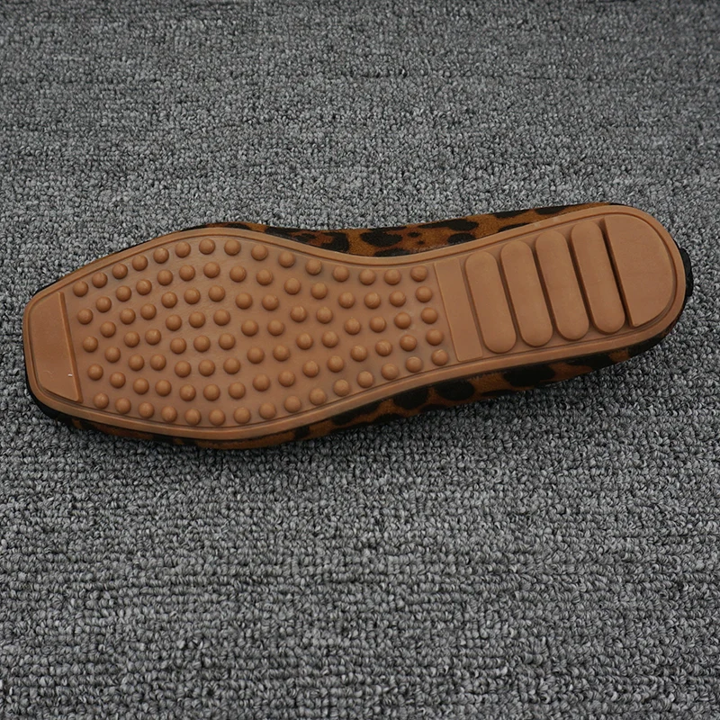 Size 34-43 Autumn Ballet Leopard Woman Flat Shoes Ladies Fashion Lady Fashion Round Toe Women Soft Female Loafers C399