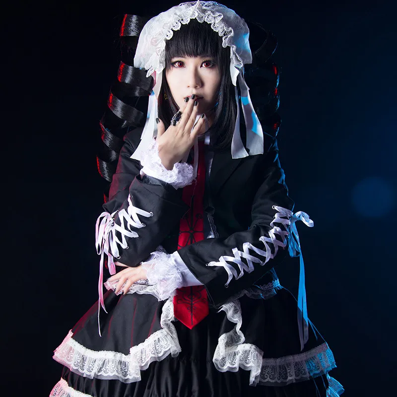 Dangan Ronpa Danganronpa Celestia Ludenberg Cosplay Kostuum Volledige Set Japanse Anime Halloween Kostuum Voor Vrouwen