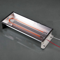 Microwave oven halogen tube1000W different length heater electric element Carbon fiber barbecue heating tube with Lampshade
