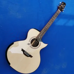 41 inch AAA grade solid wood profile luxury model with special elbow protection for finger playing and playing folk guitar