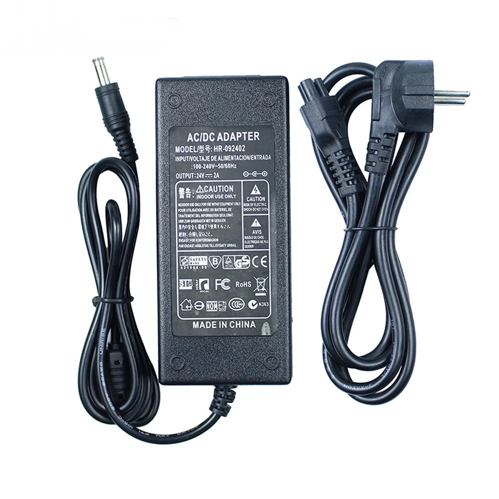 Imagem -04 - Adaptador de Fonte de Alimentação Transformação de Luz Led 2.12.5 mm 5.5 mm Ac110v 220v para dc 5v 12v 24v Carregador 1a 2a 3a 4a 6a 10a para Faixa Cctv