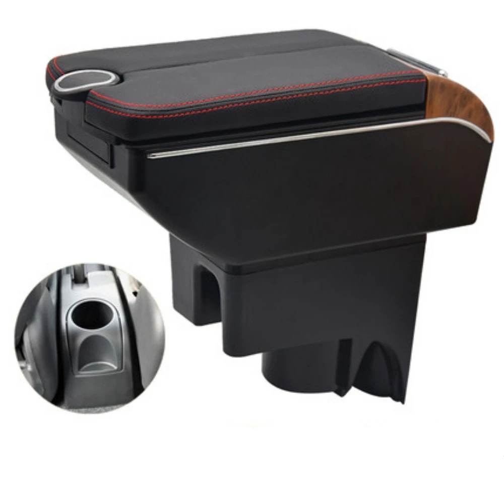 For Nissan LIVINA Armrest Box Double doors open 7USB interface Centre Console Storage Box Arm Rest Car accessories armrests