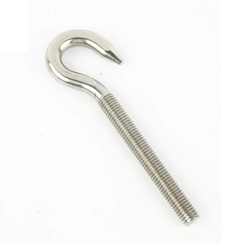 1pcs M8 M10 M12 304 Stainless Steel Sheep Eye Screw Bolt Ring Hook Screws with 1pcs nuts