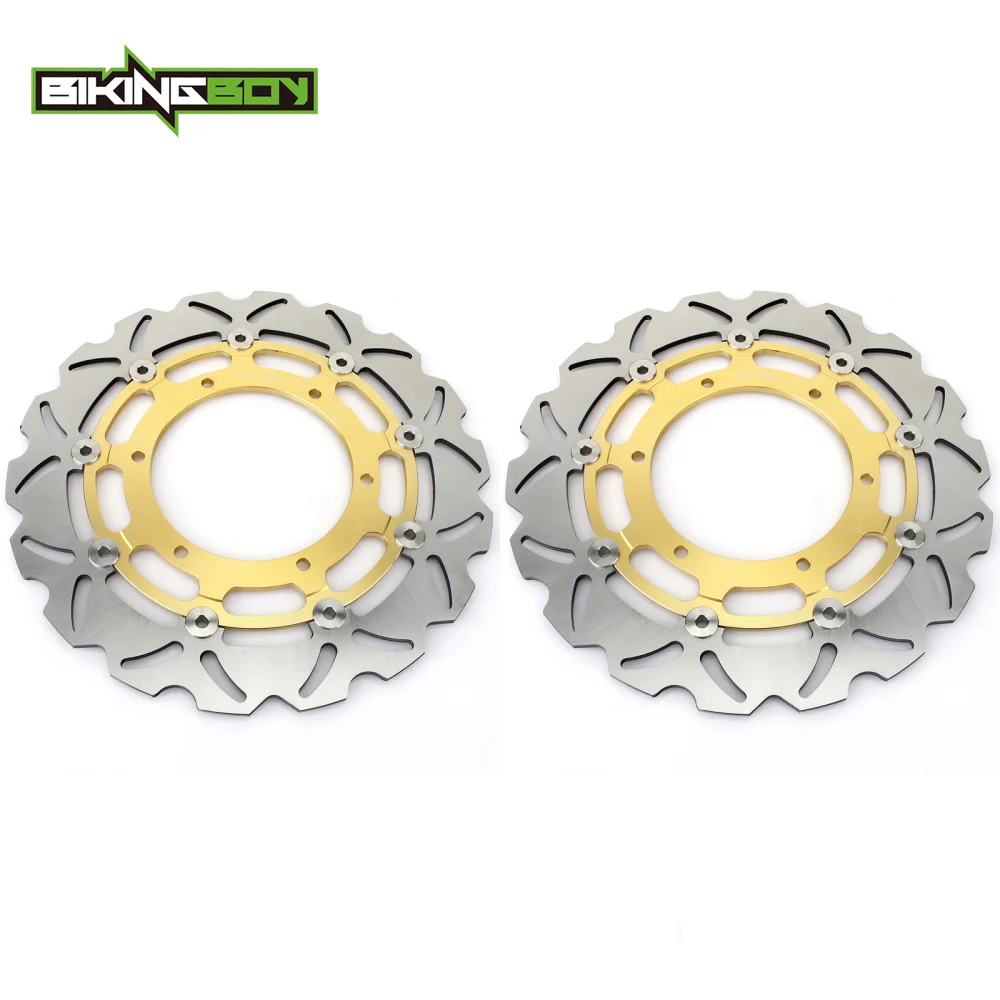 BIKINGBOY Front Brake Discs Rotors Disks FJR1300 04-13 FJR 1300 ABS 03-18 FJR 1300 AE 14-19 FJR1300 AS 06-22 07 08 09 10 11 12