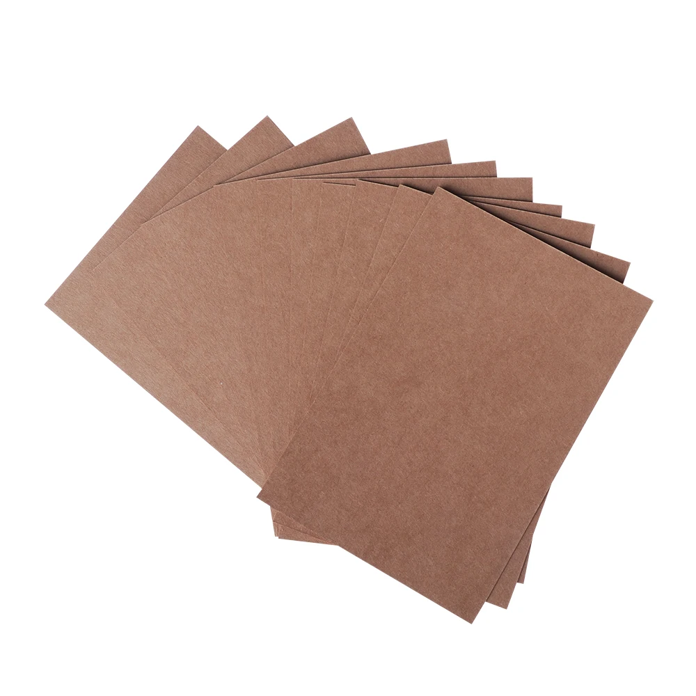 10 Pcs/set Blank kraft Paper Postcard Hand Drawing DIY Graffiti Retrospect Pack Black, Brown, White Blank Greeting Card Crafts