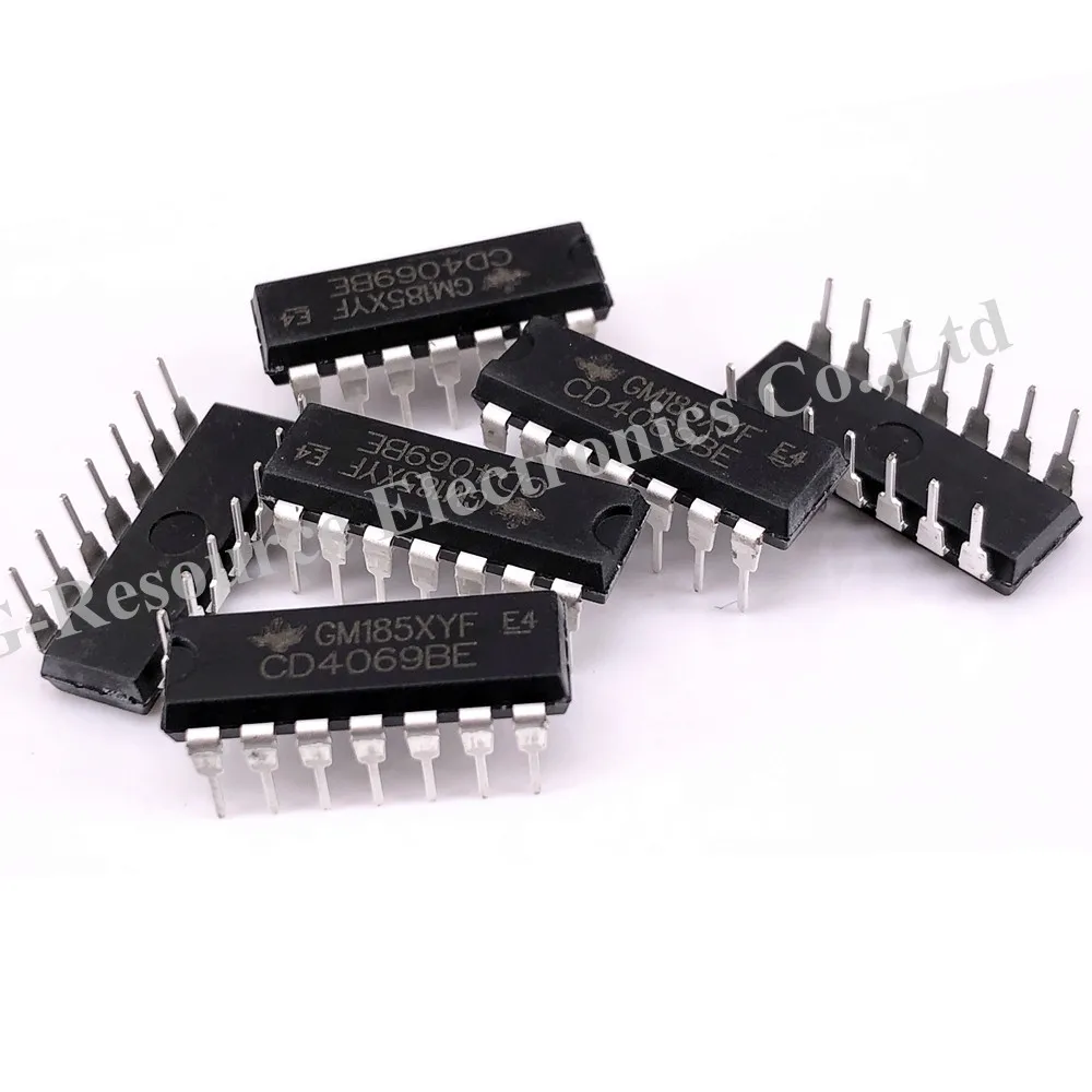 (10pcs) CD4069BE DIP-14 CD4069 DIP14 4069BE DIP INVERTER CIRCUIT CMOS IC