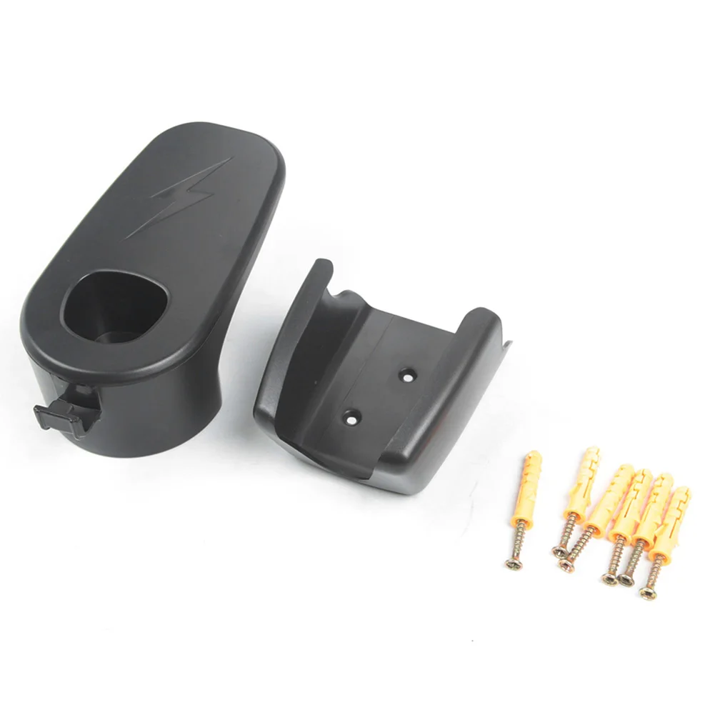 Car Charging Cable Organizer with Chassis Bracket Charger Cable Wall Holder Connector Socket Plug for Tesla Model 3 Model Y