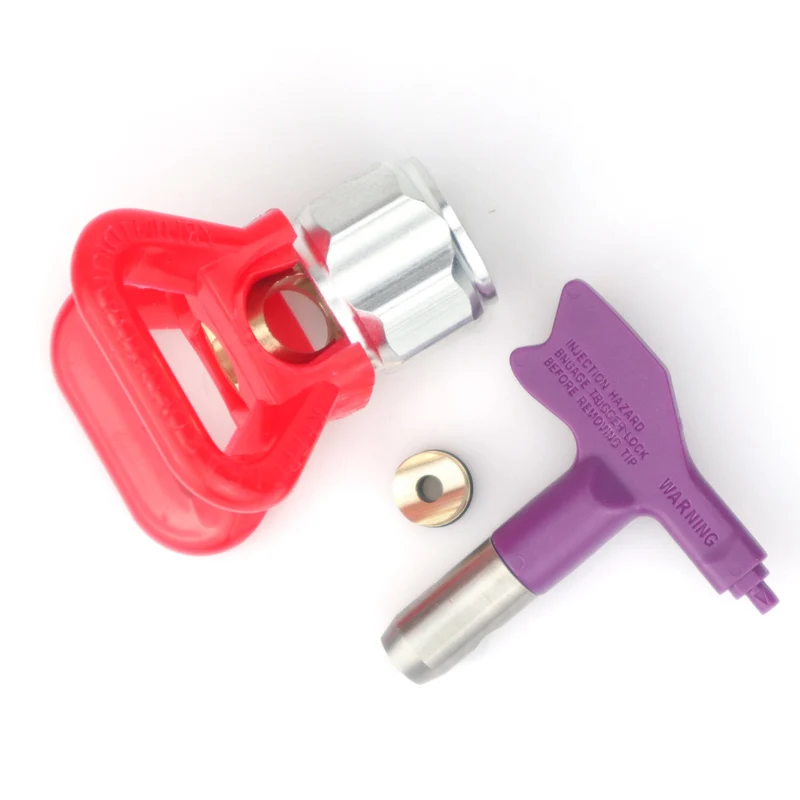 2020 New Airless Spray Tip Guard Suit For High Pressure Spray Gun Spray Guide Airless Paint sprayer Seat Nozzle Set