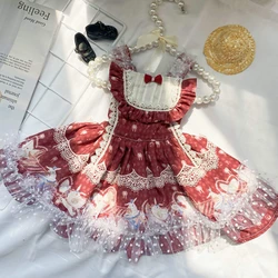 2021 New Dog Clothes Cute Lolita Dress Summer Pet Dog Cats Handmade Custom Clothing Bichon Teddy Poodle Schnauzer Princess Skirt