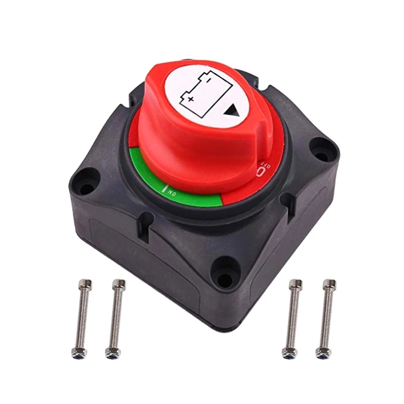 12V-60V 100A-300A Car Auto RV Marine Boat Battery Selector Isolator Disconnect Rotary Switch Cut