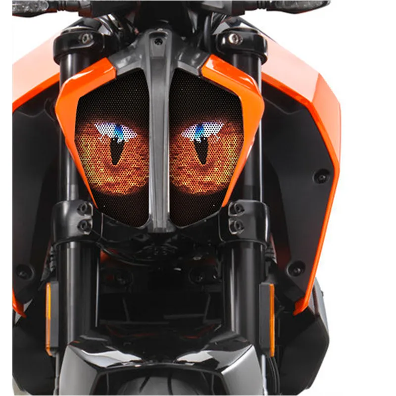 Motorcycle accessories headlight protection sticker Front Fairing Headlight Sticker Guard Sticker For DUKE390 790 2017-2018