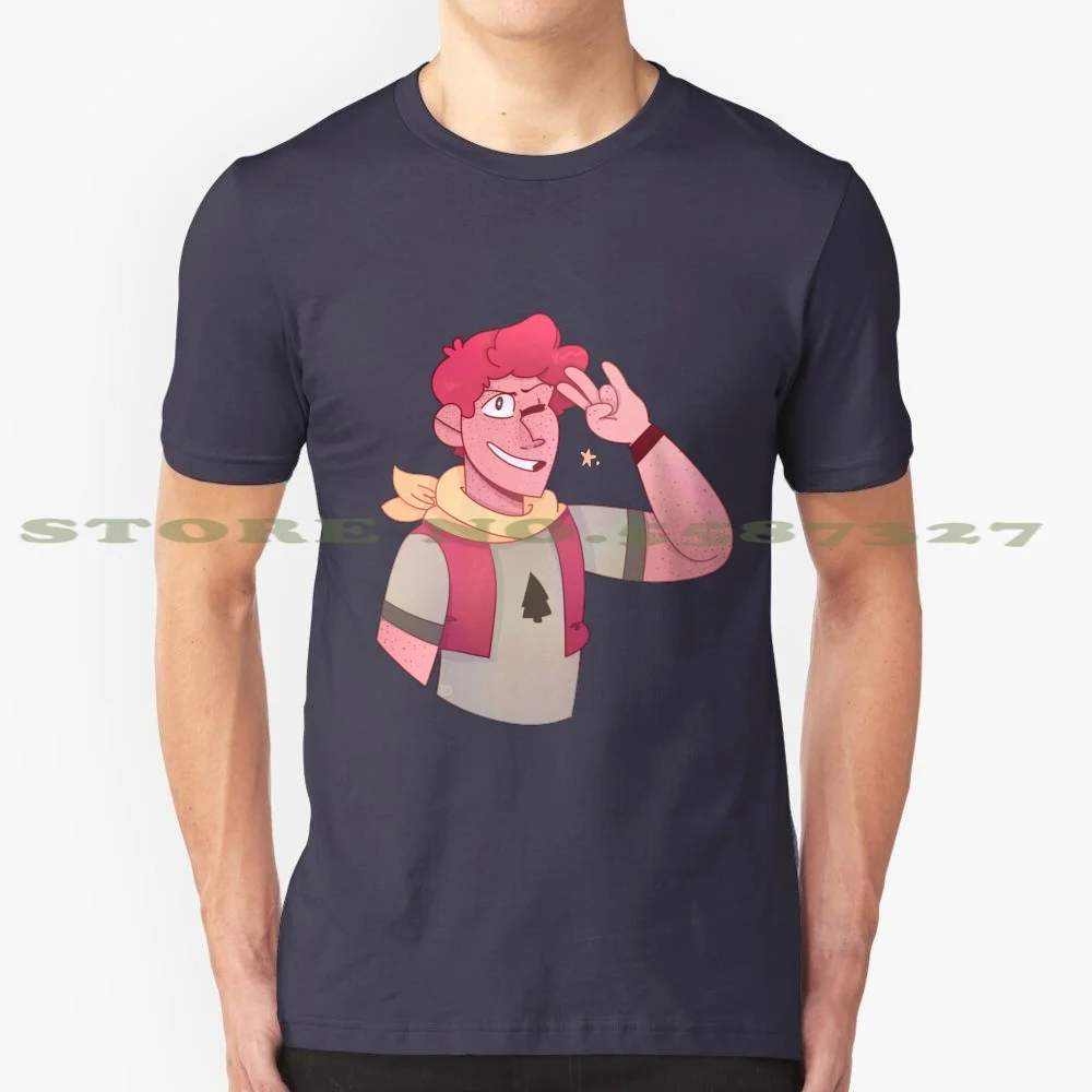 Это снова 100% футболка из чистого хлопка кемпинг Кэмпбелл лагерь Давид СС Дэвид Фанарт