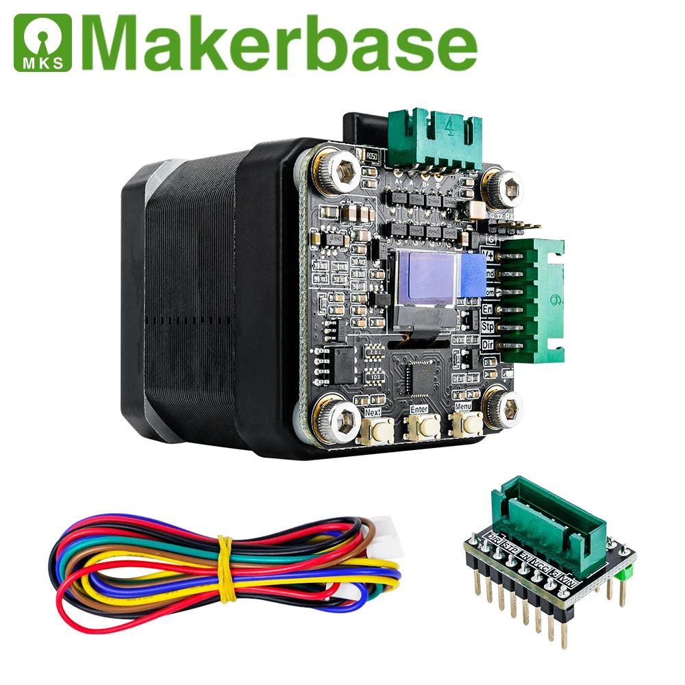 Makerbase MKS SERVO42C NEMA17 Closed Loop Stepper Motor Driver CNC 3d Printer parts prevents losing steps for Gen_L SGen_L