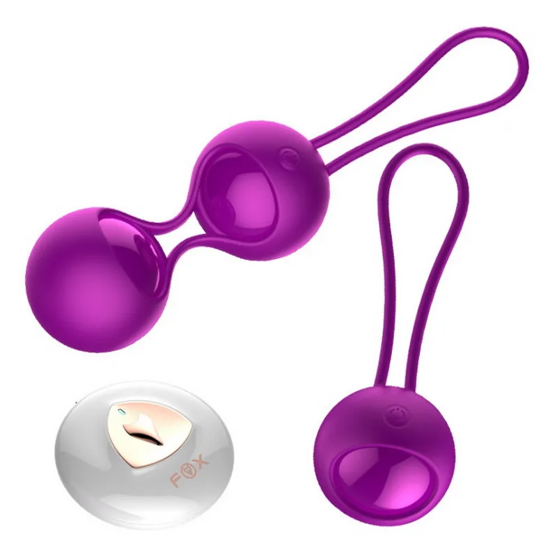 

Vaginal Tighten Balls Remote Control Vibrators Kegel Exercise Balls Vaginal Trainer Vibrating Egg Adult Sex Toys for Women