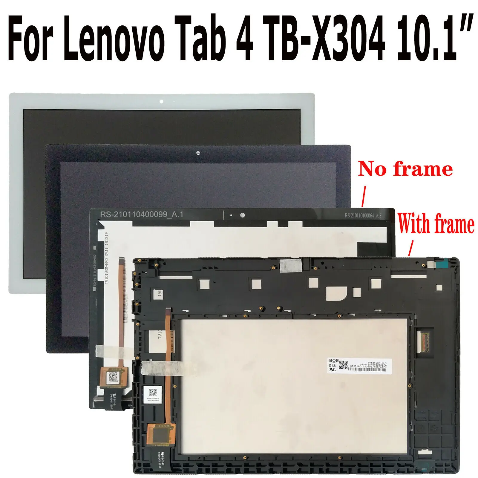 

10.1" For Lenovo Tab 4 TB-X304L TB-X304F TB-X304N X304 LCD Display Touch Screen