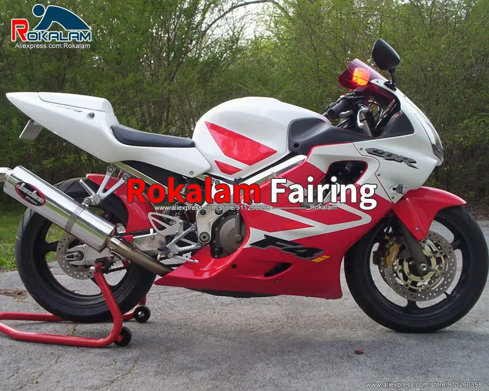

Комплект обтекателей для Honda CBR600 F4i 2001 2002 2003, красный, белый спортивный мотоцикл, послепродажный кузов (литье под давлением)