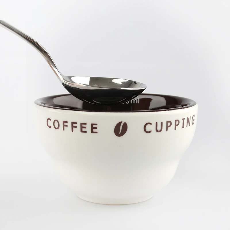 200ml Measuring Suit for Cupping Cup Ceramic Coffee Cup U-shaped Coffee Evaluation Cup Measuring Bowl