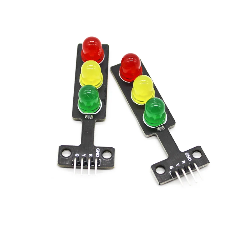 Mini 5V Traffic Light LED Display Module for Arduino Red Yellow Green 5mm LED RGB -Traffic Light for Traffic Light System Model