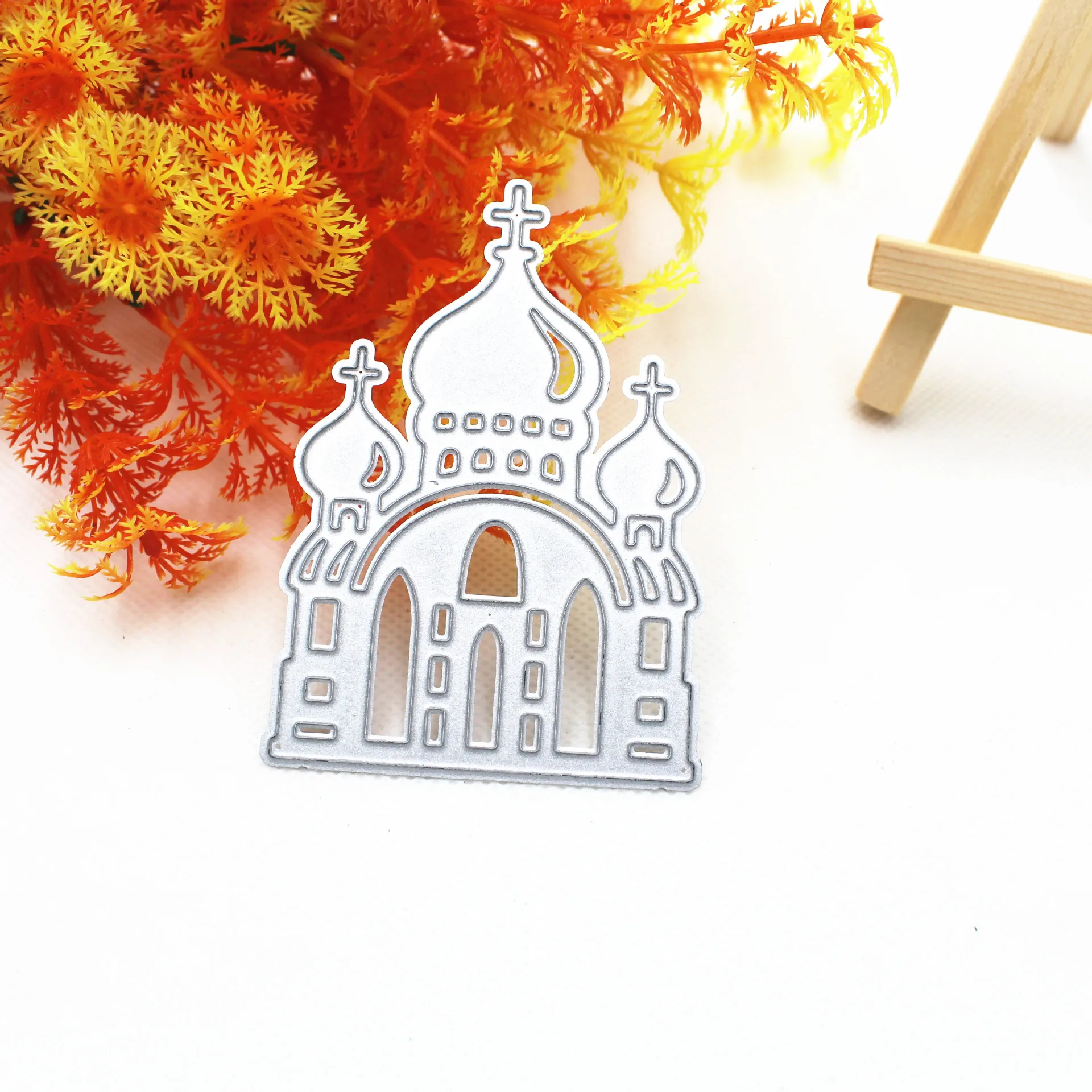 قطع معدنية للم شمل مسجد ديني يبني ويقطع القصاصات الورقية الحرفية والبومات والبطاقات الفنية القصاصات اللكمة الإستنسل #5