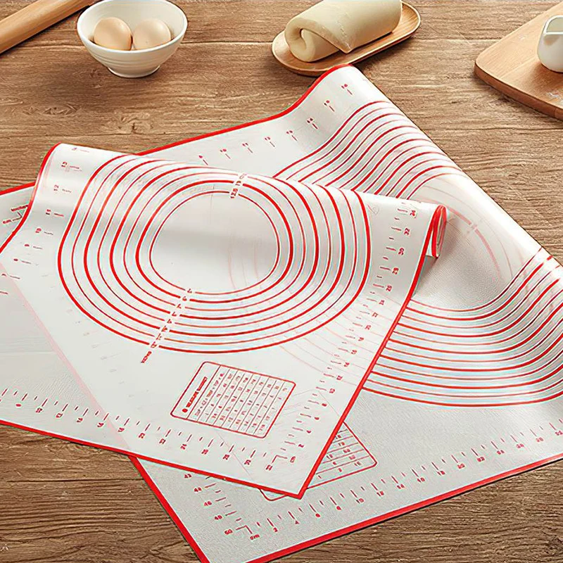 Kneading Dough Mat Silicone Baking Mat Pizza Dough Maker Pastry Kitchen Cooking Gadgets Bakeware Table Mat Pad Baking Sheet