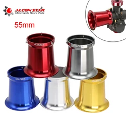 Alconstar 55mm Motorcycle Motocross Carburetor Air Filter Cup Horn Cup Wind Cup for Keihi PWK 32mm 34mm Competitive Moto ATV