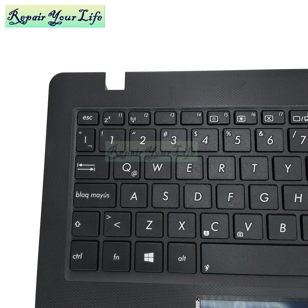 Latin Spain Keyboard For ASUS X200CA X200 X200MA F200CA F200LA LA SP computer keyboards laptop Palmrest touchpad 13NB03U2AP0301