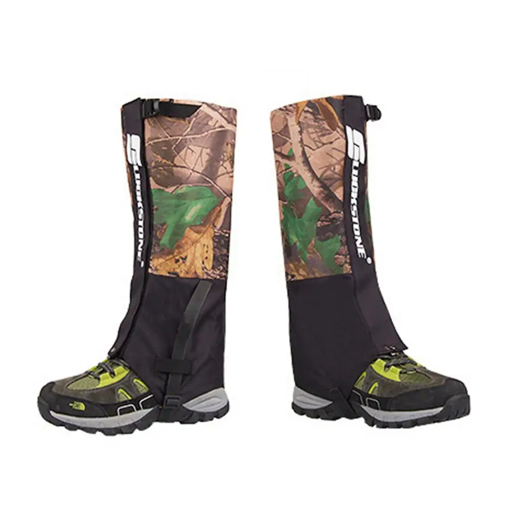 Outdoor Camouflage Waterproof Snow Boot Gaiters Legging Gaiter Climbing Hunting Waterproof Leg Protection Guard Foot Cover