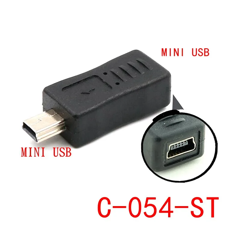 1 stücke 90 Grad Links & Rechts Abgewinkelt Mini USB 5pin Buchse auf Micro USB Männlichen Daten Sync Adapter Stecker micro USB Z