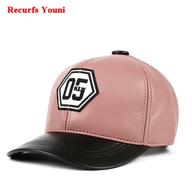 Free Shipping Spring Women Real Leather Letters Maple Leaf Baseball Caps Men Ladies Casual Hip Hop Hat Man Street Hockey Gorra