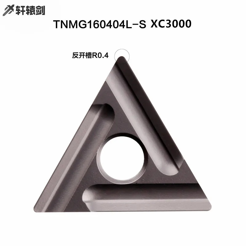 10PCS TNMG160404 TNMG160408 HQ L-S L-VF MT R-S TS XC3000, Cermet Tool Parts, Lathe Cutter, CNC Cutting