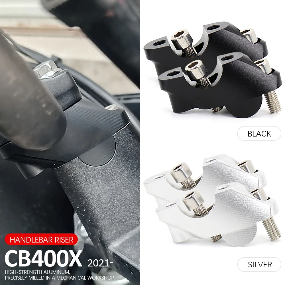 FOR Honda CB 400 X CB 400X CB400X 2021 2022 New Motorcycle Accessories CNC Handlebar Risers Clamp Height up Adapter