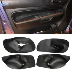 LHD / RHD Only 4 doors Car For VW Golf 4 MK4 Bora Jetta 1998 - 2005 Door Armrest Panel Microfiber Leather Cover Trim