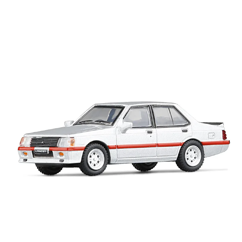 1:64 Mitsubishi Lancer EX2000 Turbo Miniature Model Diecast Alloy Toy Car 1/64 JKM Classical Vehicle Free Wheels Collection Gift