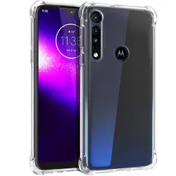 Case for Motorola Moto One Macro Luxury Soft Silicone Premium Shockproof Slim Transparent TPU Back Cover on Moto G8 Play