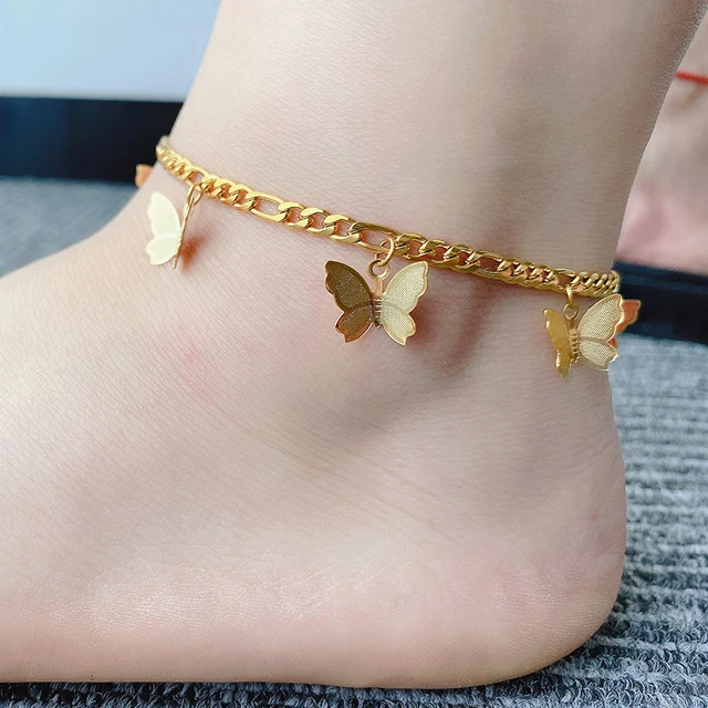 Butterfly anklet meaning clearance