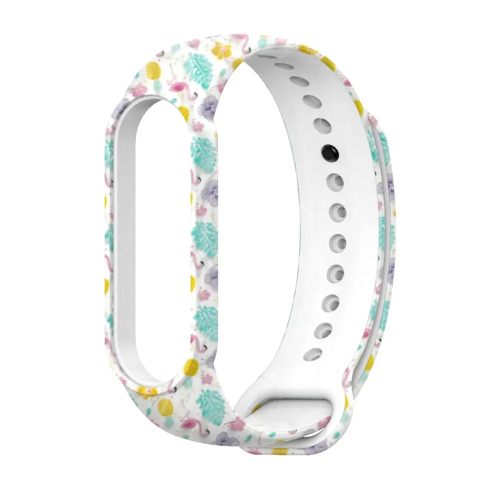 Ремешок для Mi Band 4 5 напечатанный Камуфляжный браслет для Xiaomi Mi Band 5 NFC Браслет Bend 4 пояс Correa Pulseira Xiomi Miband 3
