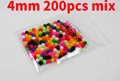 200 piezas de 4 mm, surtido