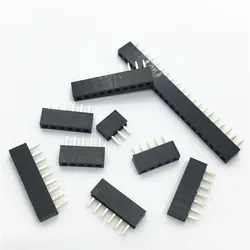 10PCS 2.0mm Female Single Row Pin Header 2/3/4/5/6/7/8/9/10/11/12/13/14/15/16/20/40P 2.0 Stright Pin Strip PCB Connector