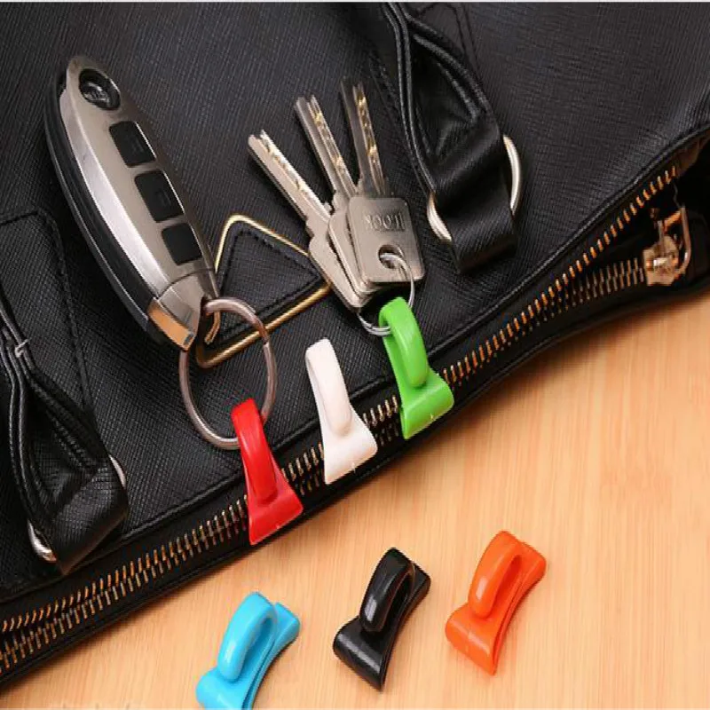 2Pcs Creative Anti Lost Bag Hooks Installed Inside Built-in Bag Inner Hooks Key Holders Key Clips For Easy Carrying