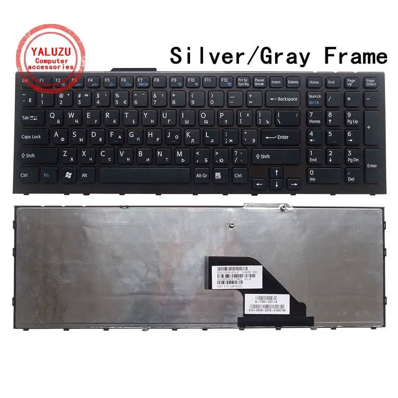 

Russian Laptop keyboard for sony VPC F115 F219FC F21Z1E F249FC VPC-F F119FC with frame