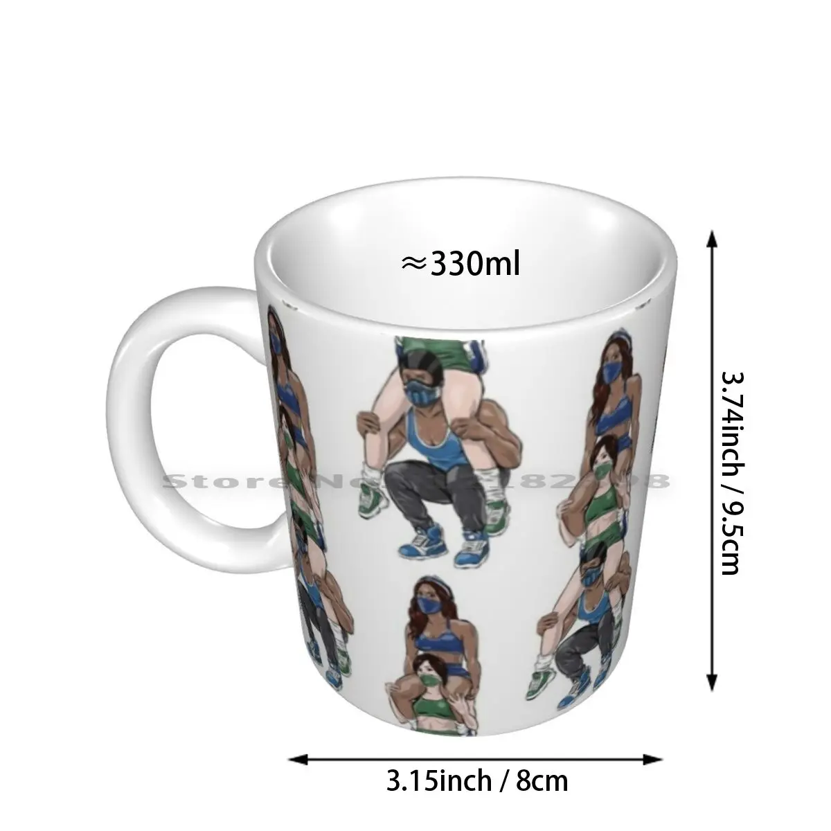 Squats On Squats On Squats Ceramic Mugs Coffee Cups Milk Tea Mug Squats Workout Mortal Kombat Z Super Gym Weightlifting Mortal