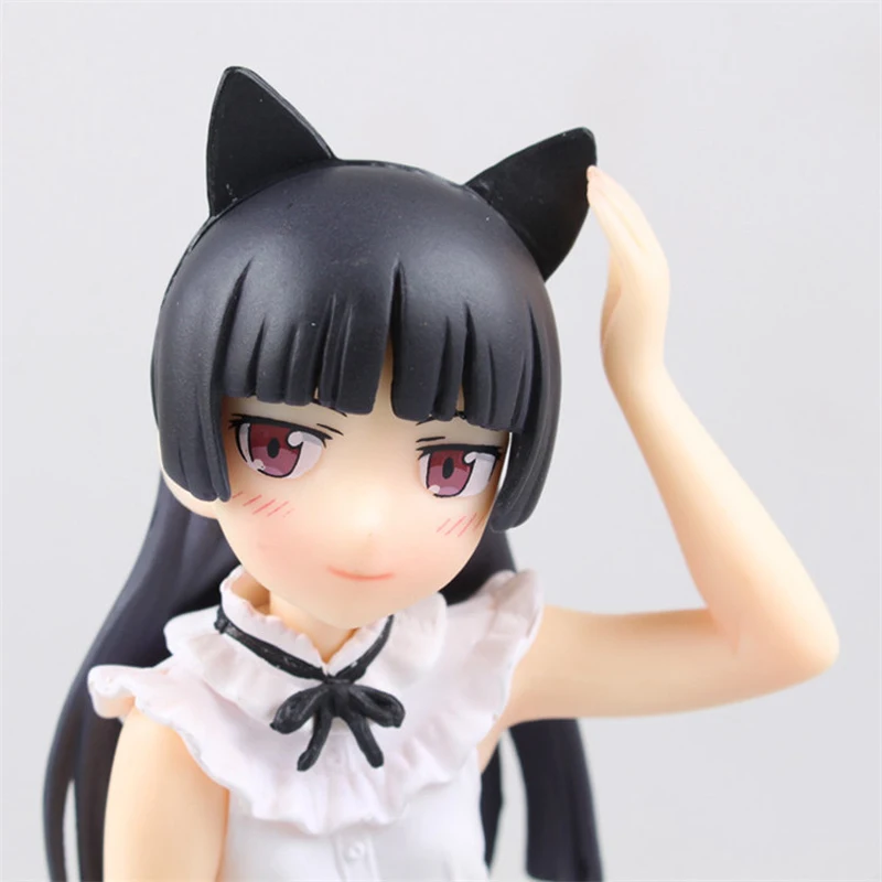 

Comic Anime Oreimo Kuroneko Ore No Imouto Cute Gokou Classic Ruri Statue Dream Tech Figure Model Toy 9CM