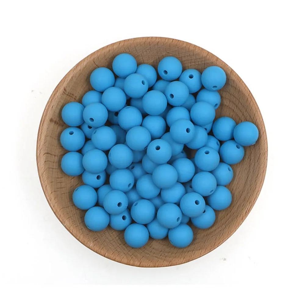 Kovict 9mm Round Silicone Beads 100/200/500/1000Pcs For Jewelry Making DIY Necklace Bracelet Earrings Etc Handmade Accessories image 3