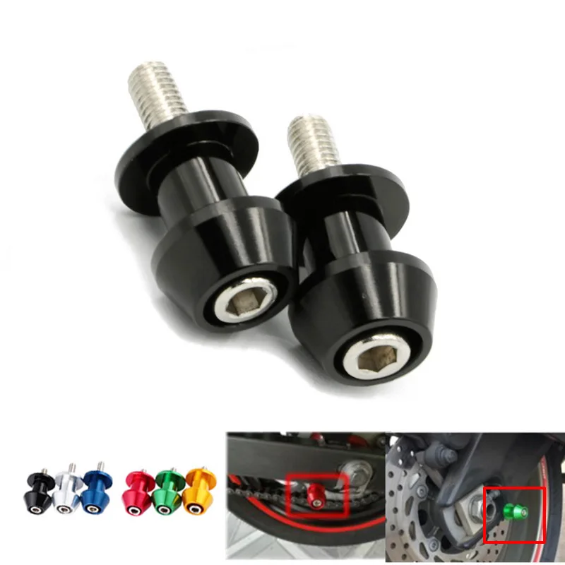 8mm CNC Swingarm Swing Arm Spools Sliders Blots For Suzuki GSX-R GSXR 600 750 1000 K1 K2 K3 K4 K5 K6 K7 K8 K9 K10 K11 GSXR1300