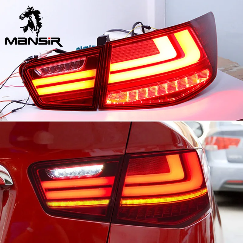 Car LED Tail Light For Kia Forte 2009 2010 2011 2012 2013 Rear Back Fog Lamp Brake Reverse Turning Signal Taillight