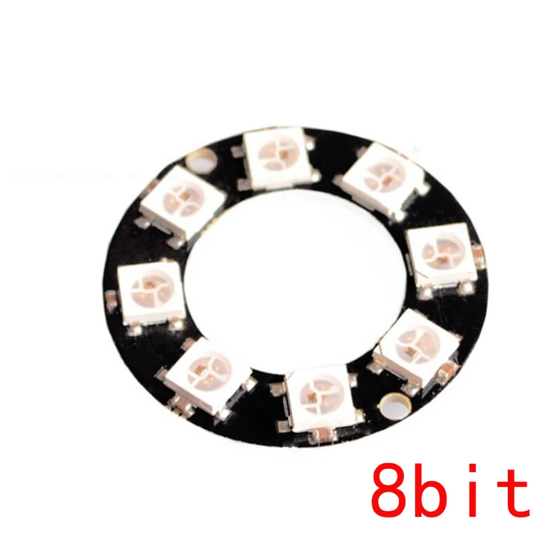 4 8 12 16 channel WS2812 WS2812B WS 2811 5050 RGB LED Lamp Panel Module 5V 1Bit 4Bit 8Bit 12Bit 16Bit 24Bit Rainbow LED Precise