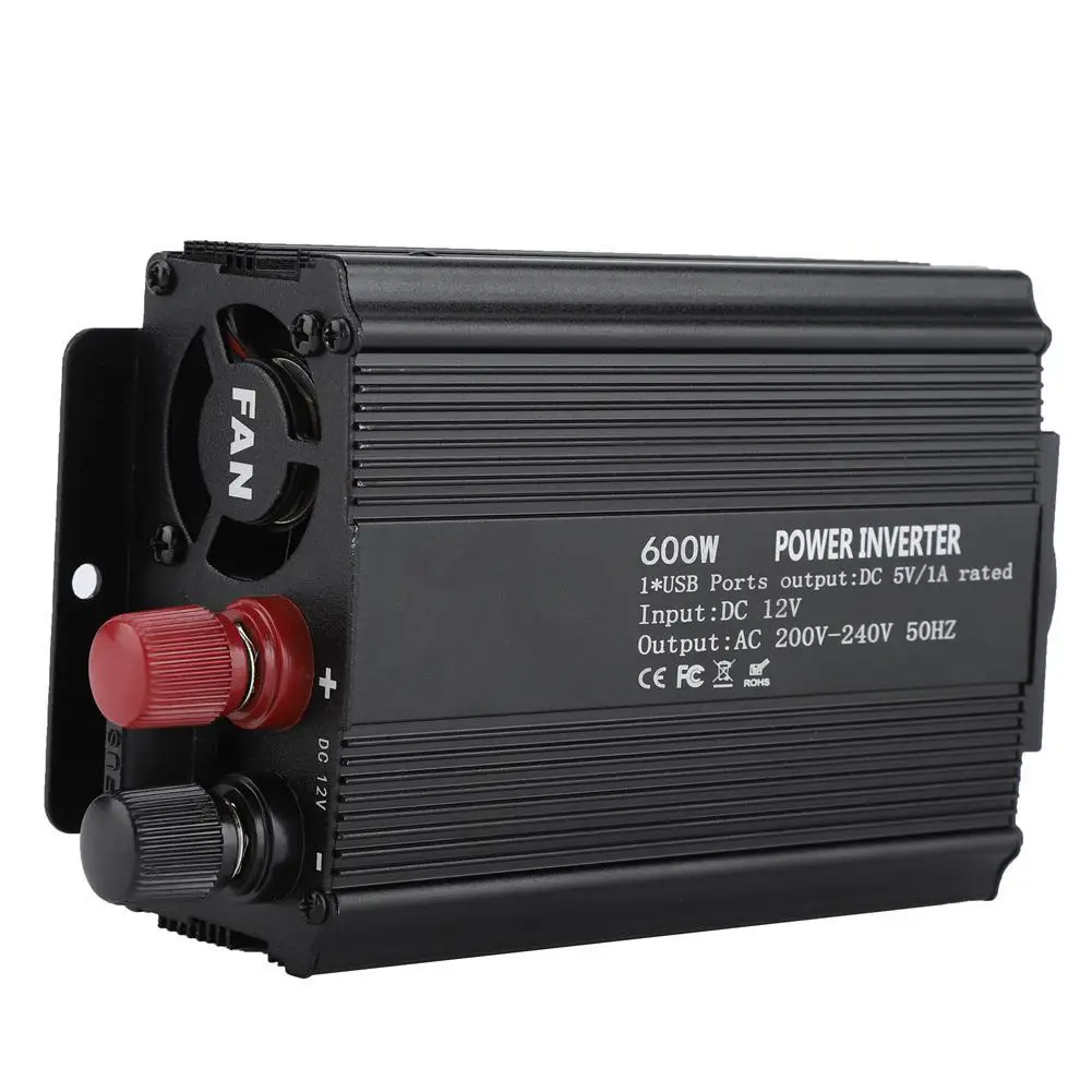 Correction Sine Wave Inverter 12 V Converter 220V 600W Power