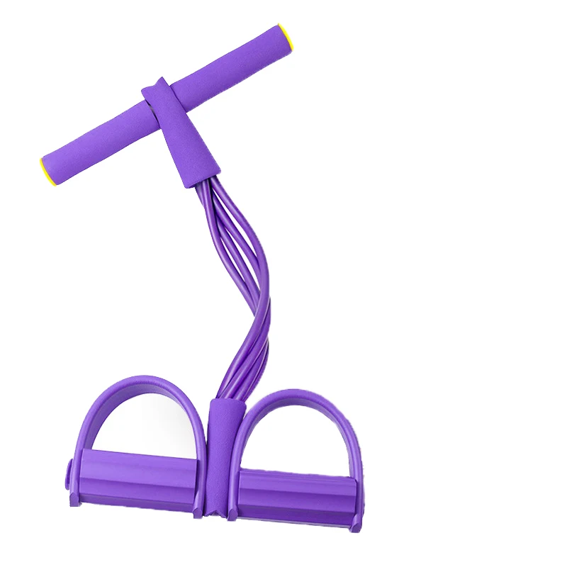 4-weerstand elastisch trektouw trainingsapparaat, buikweerstandsband, gebruikt in thuisgymnastiek, fitnessapparatuur voor trainingstraining