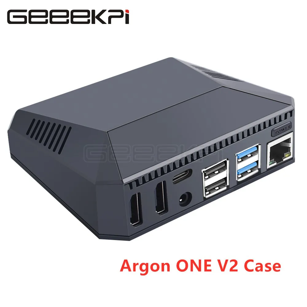 ARGON ONE V2 Raspberry Pi 4 Aluminum Case for Raspberry Pi 4 Model B